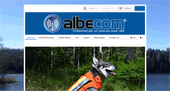 Desktop Screenshot of albecom.se